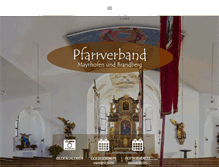 Tablet Screenshot of pfarremayrhofen.at